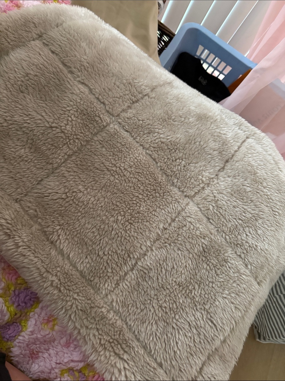 🩰 Pottery Barn fur pillow cover